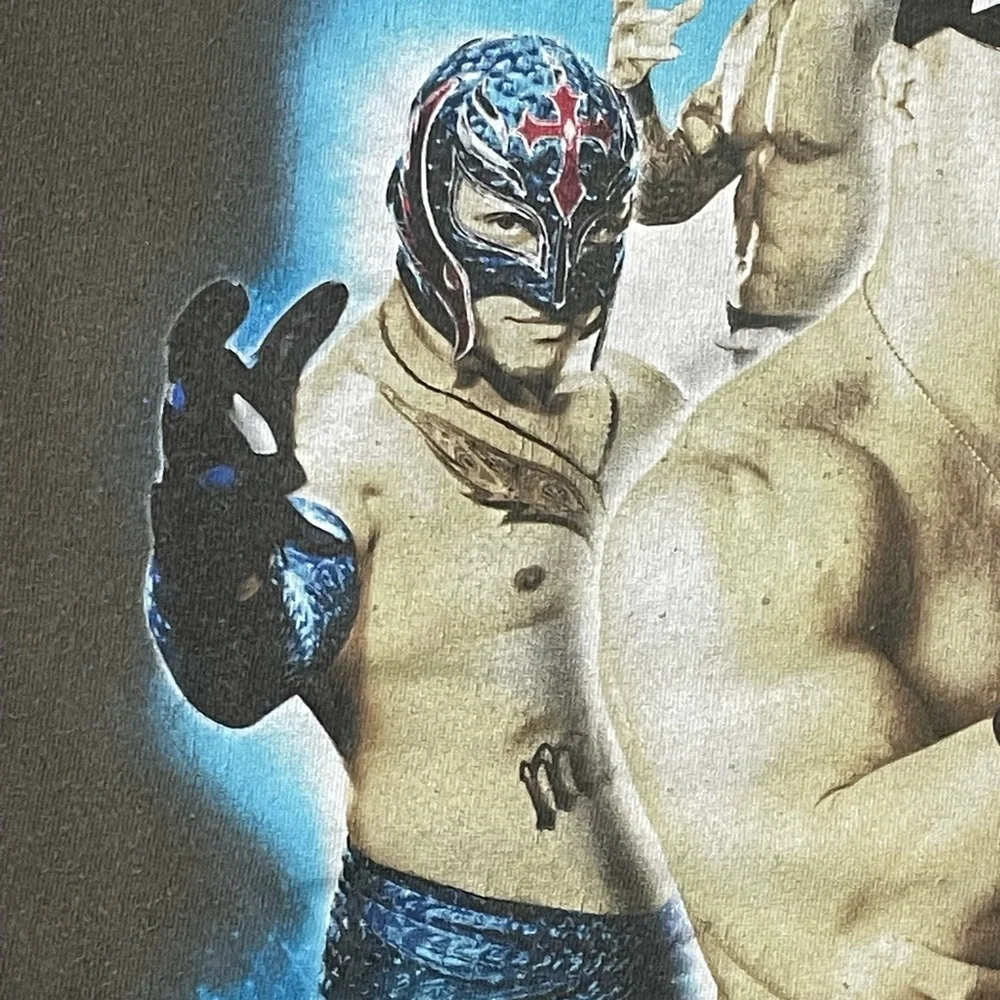 WWE Wrestling John Cena Rey Mysterio Y2k T-Shirt Youth L